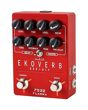 FLAMMA EKOVERB エフェクター Amazon.com: FLAMMA FS22 Stereo Delay & Reverb Combo Effects